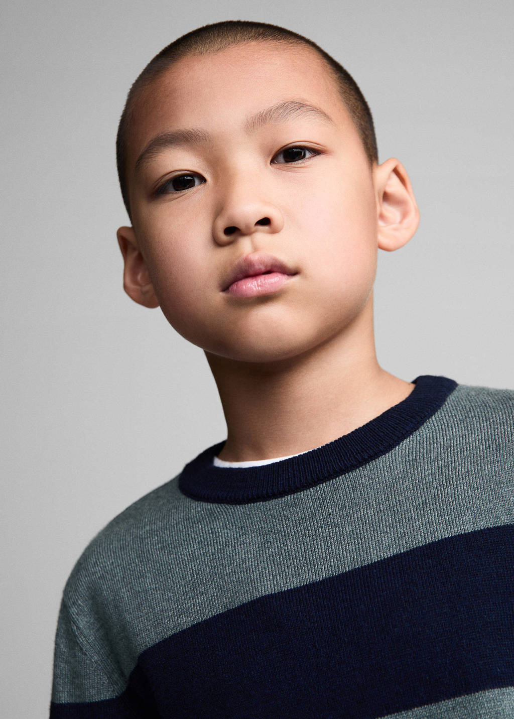 Mango Kids gebreide trui donkerblauw