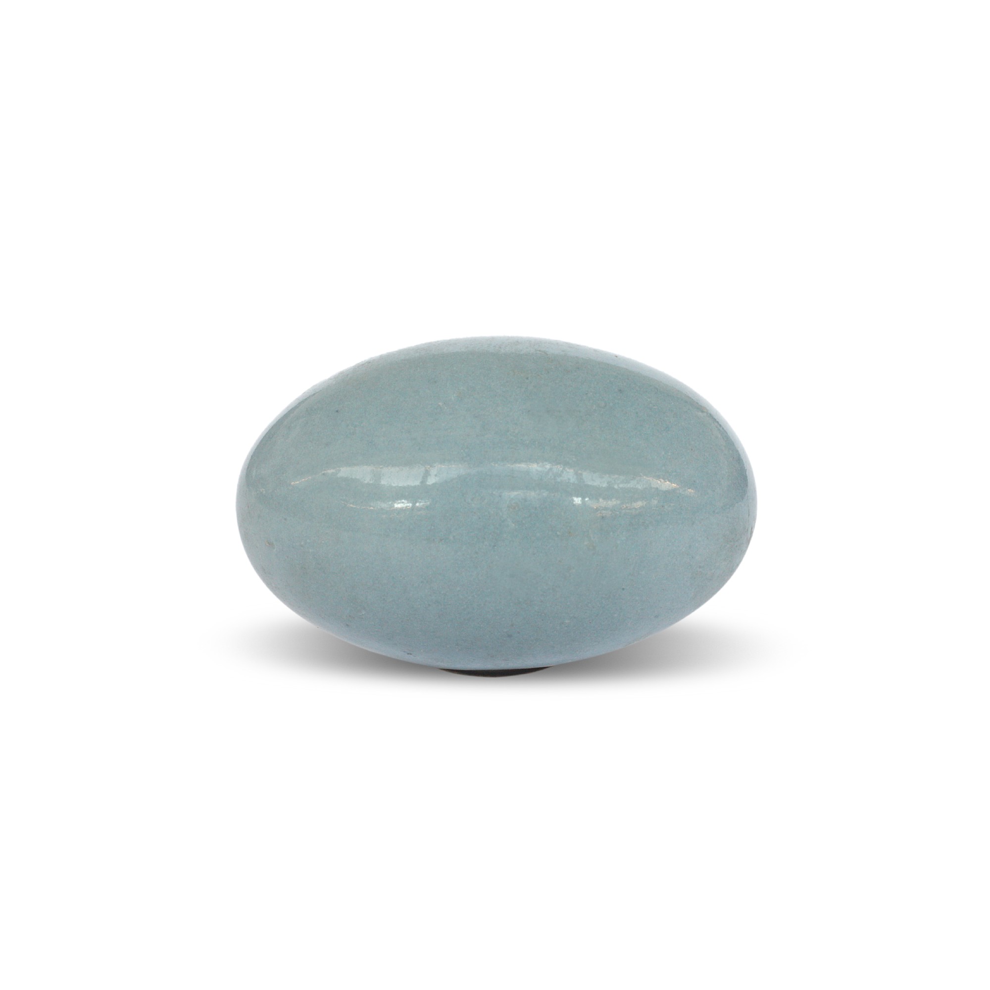 Knauf oval, graublau, Ø 3 cm, H 2 cm günstig bestellen
