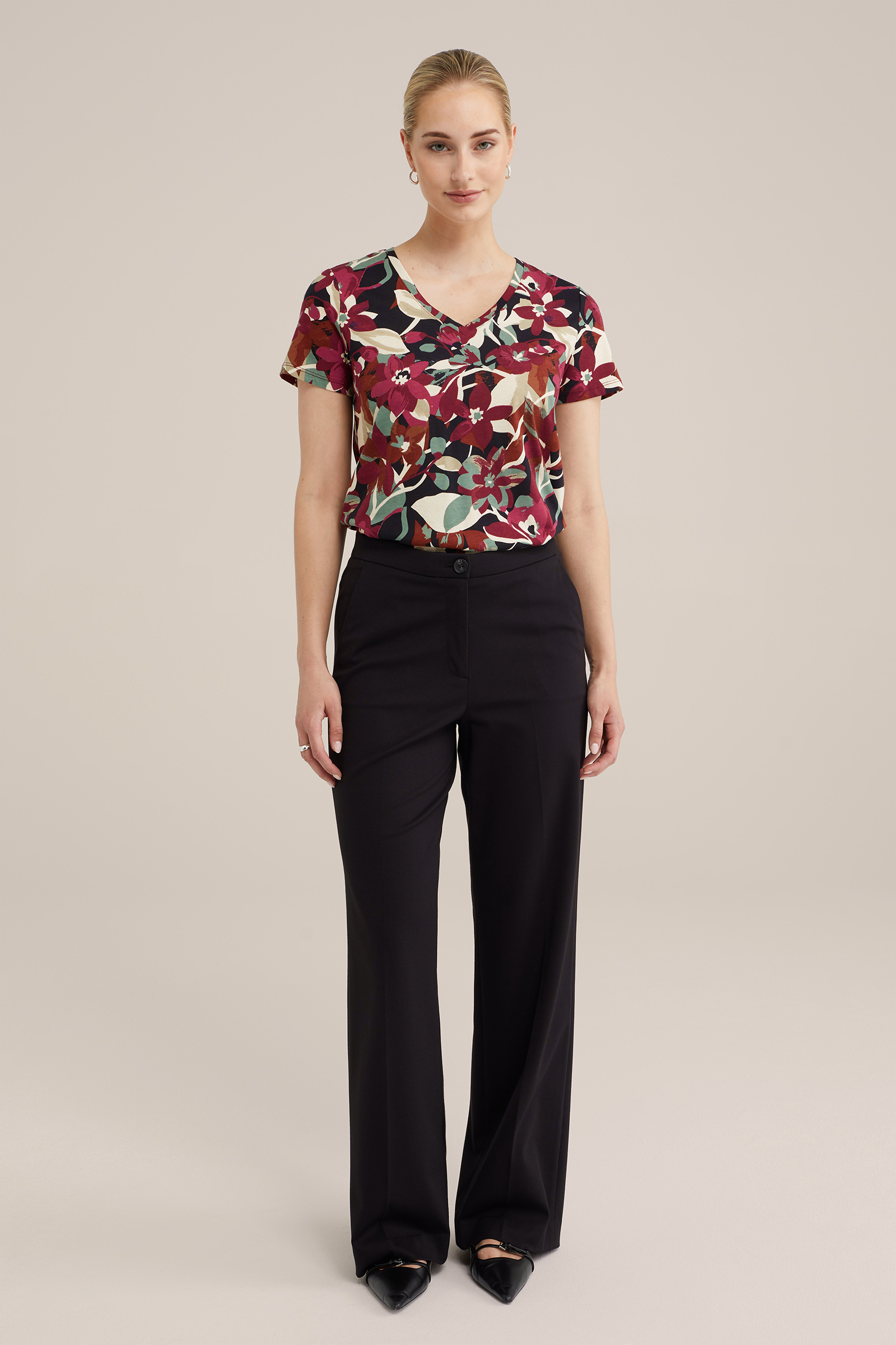 T-shirt met dessin WE Fashion Multikleur