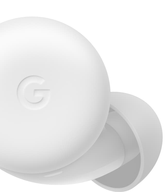 Google Pixel Buds A-Series trådløse in-ear høretelefoner (clearly white)