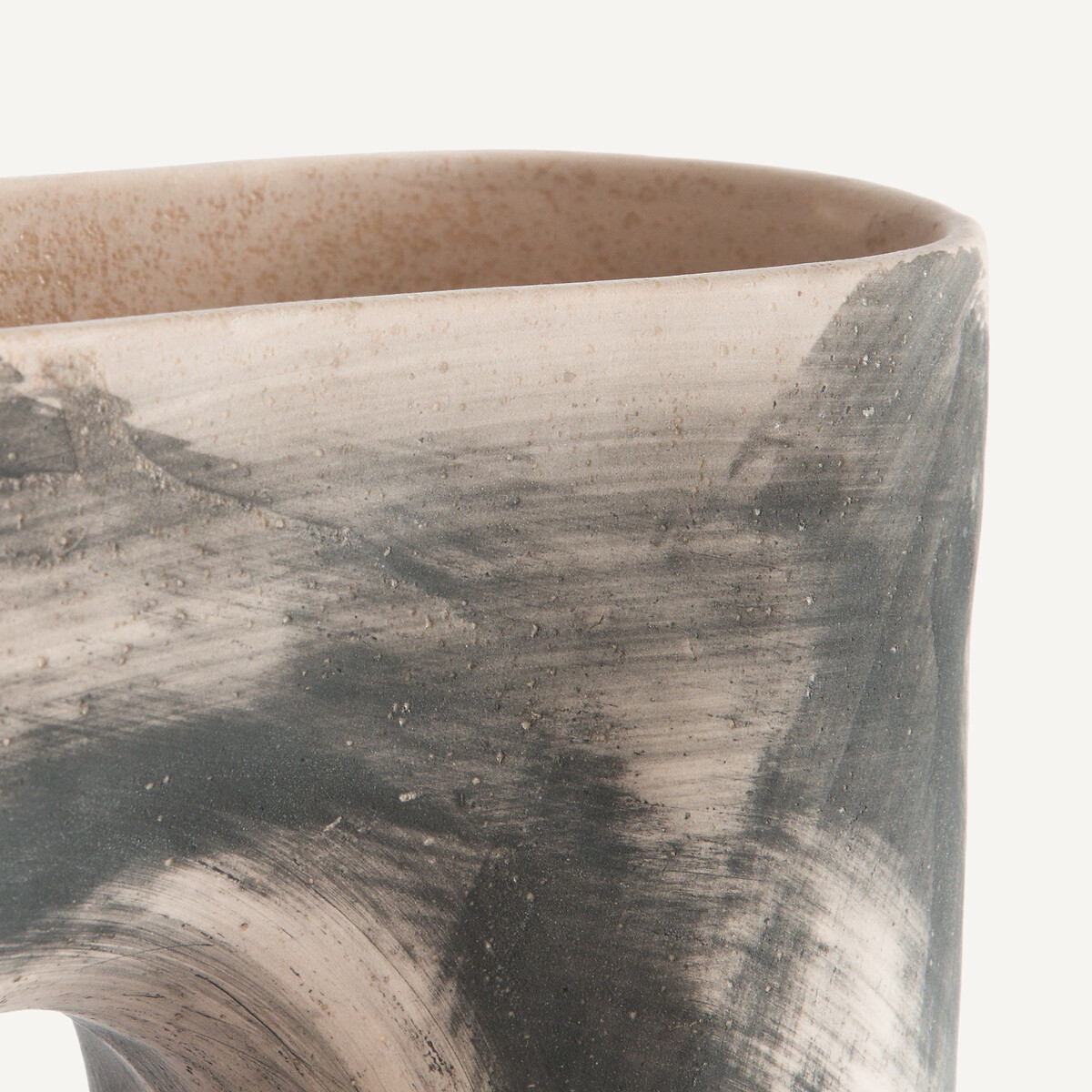 AM.PM<br>Vaso de cerâmica fosca, 30 cm de altura, Lixa