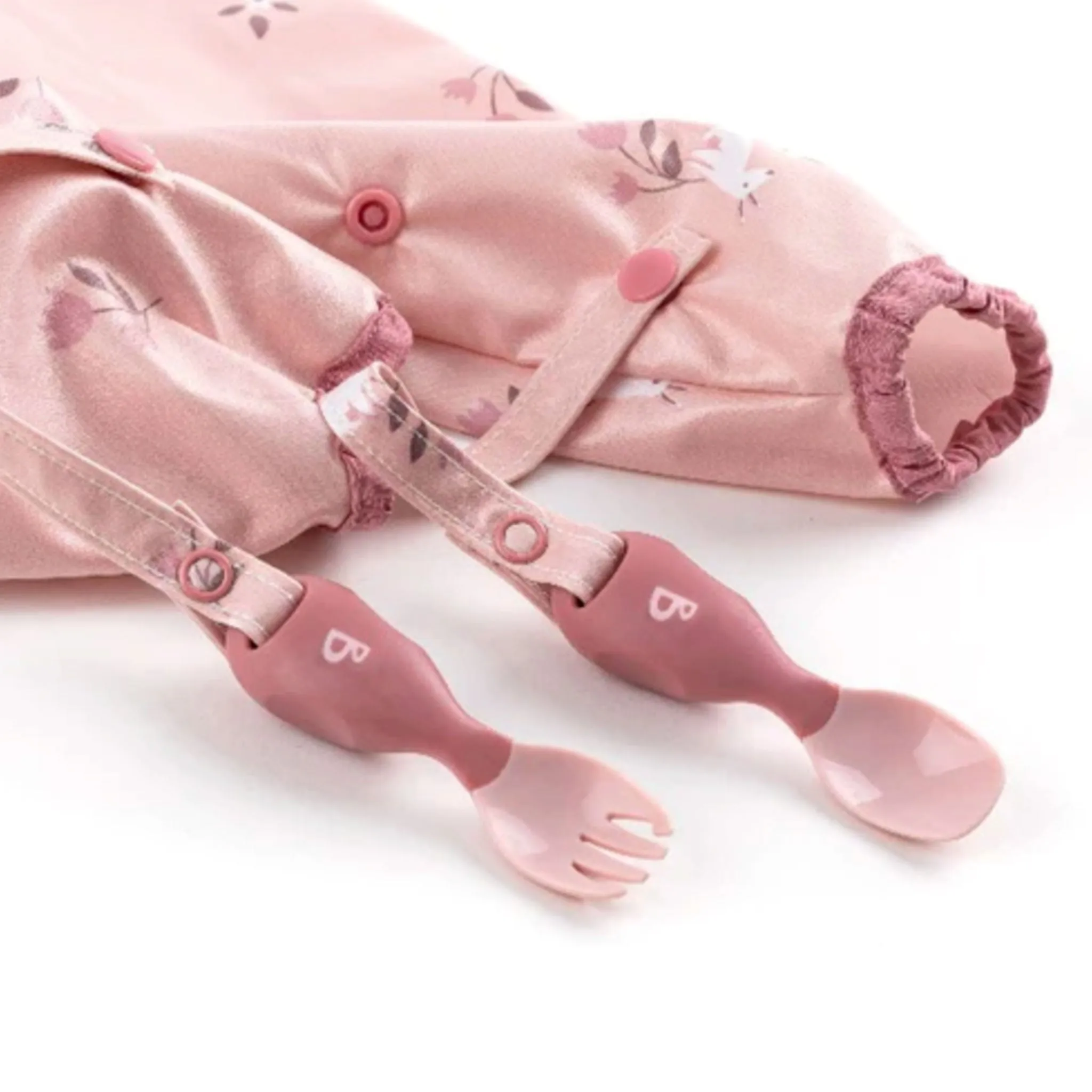 Bibado Ustensiles Attachables Paquet de 2 - Rose Blush