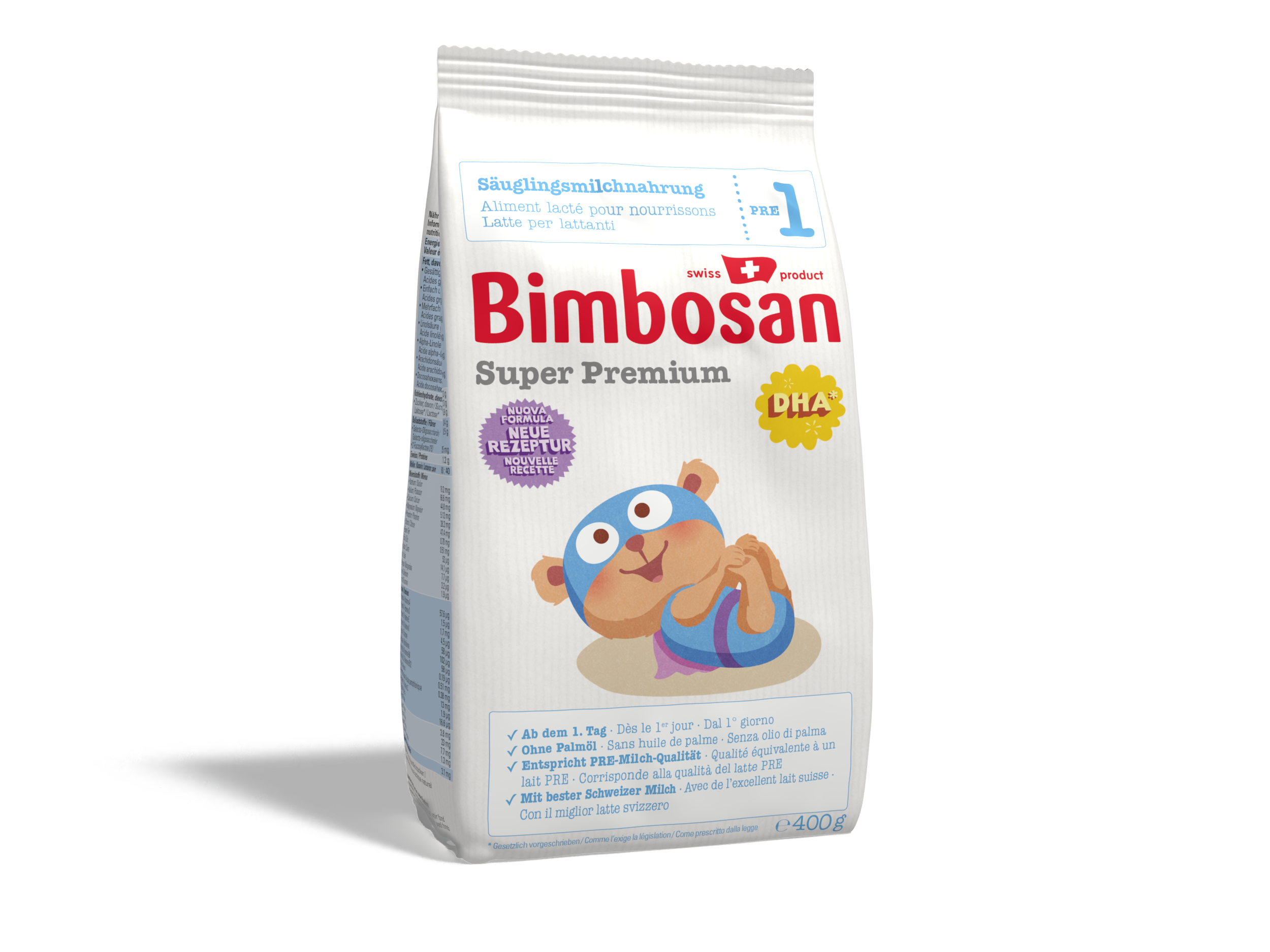 BIMBOSAN Super Premium 1 Säuglingsmilch Plv refill Btl 400 g