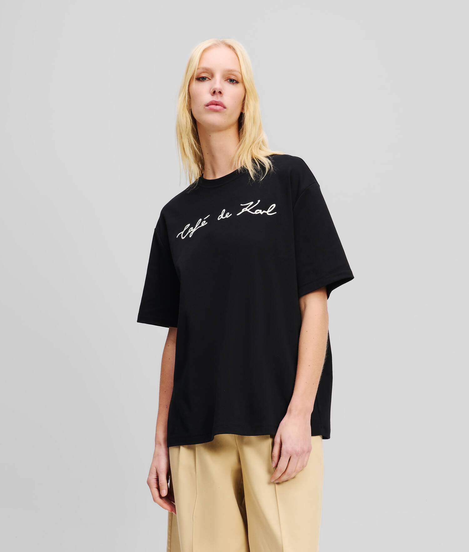 T-SHIRT OVERSIZE KL X JORGE PARRA - Noir