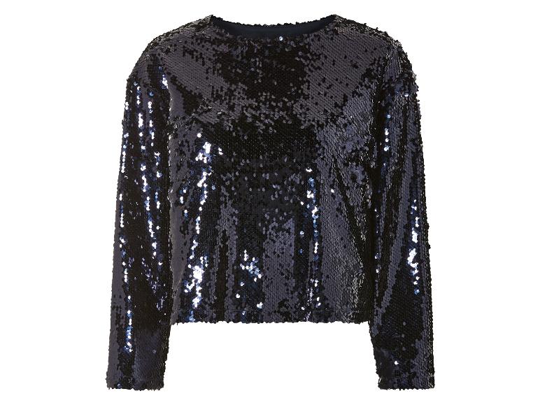 Dames top met pailletten
