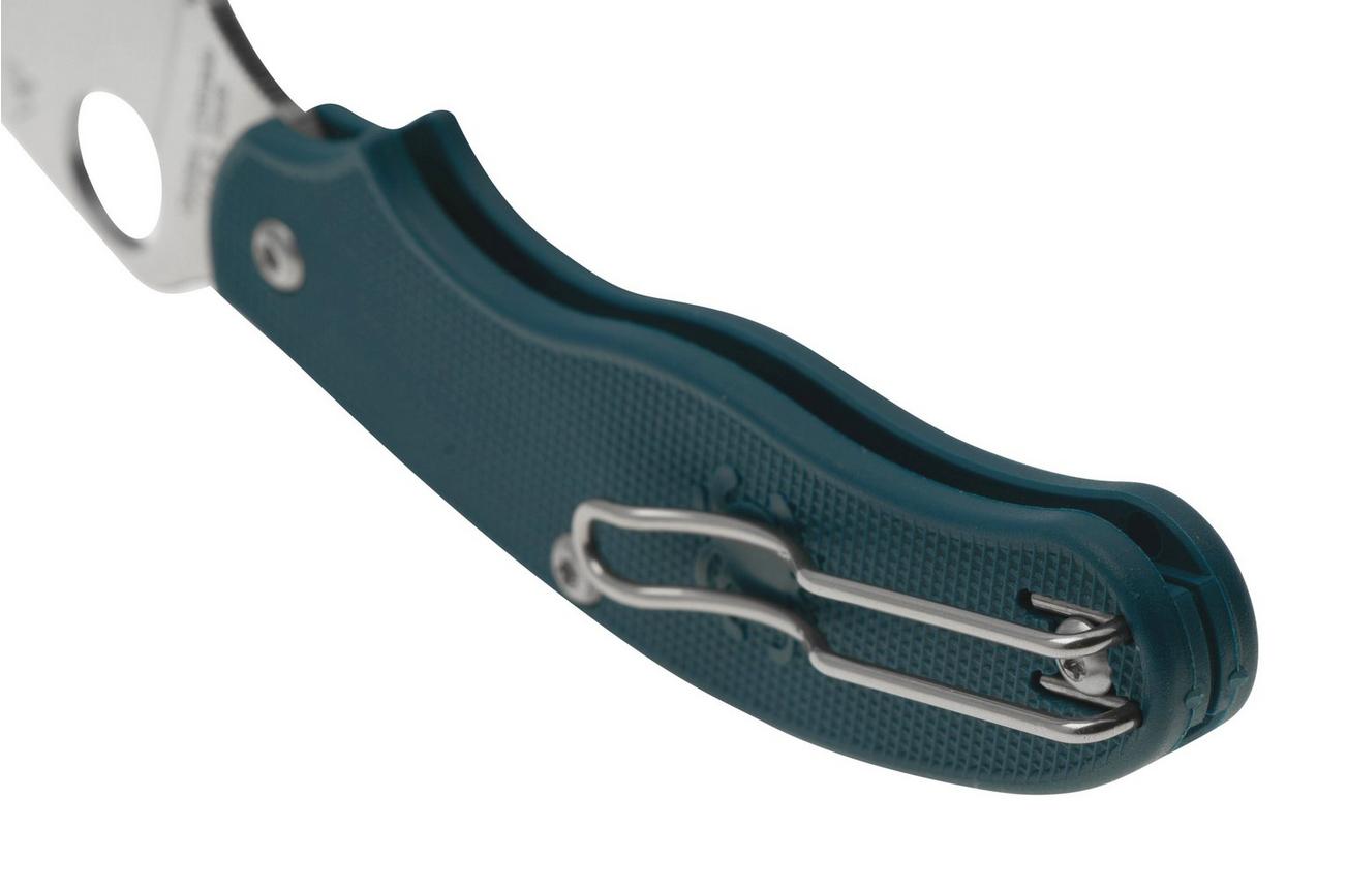 Spyderco UK Penknife CPM-SPY27 C94PCBL Cobalt Blue FRN, zakmes