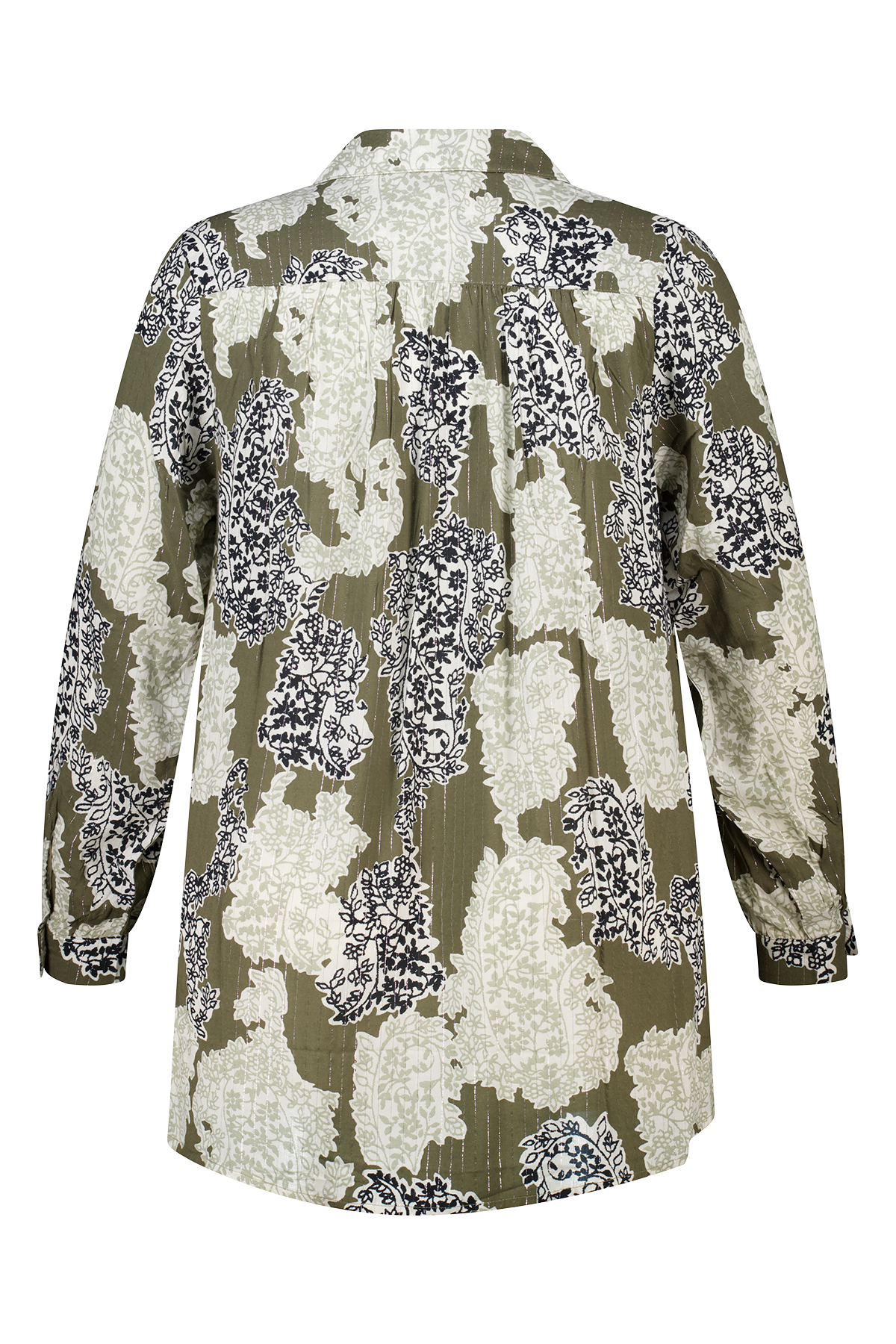 Blouse met print Multi Khaki