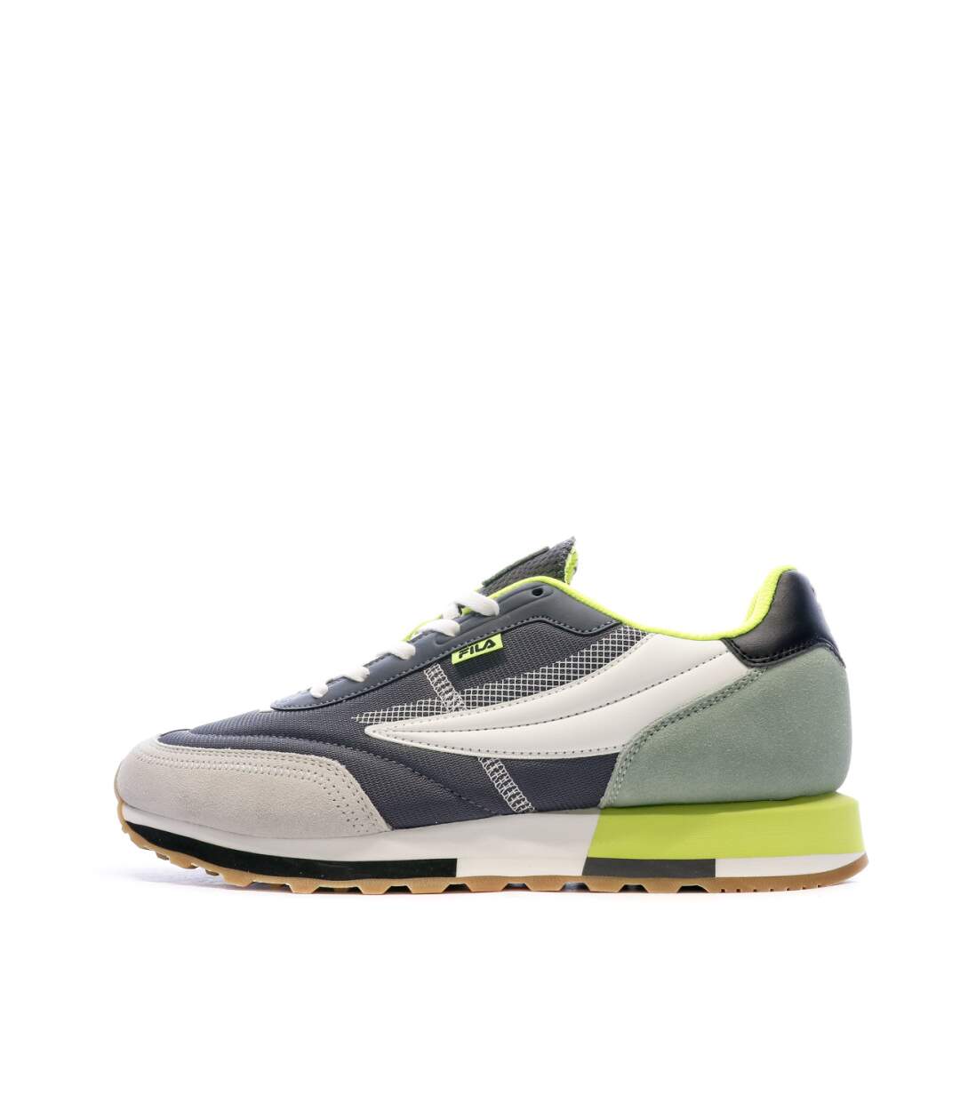 Baskets Gris/jaune fluo Homme Fila Retronique 22