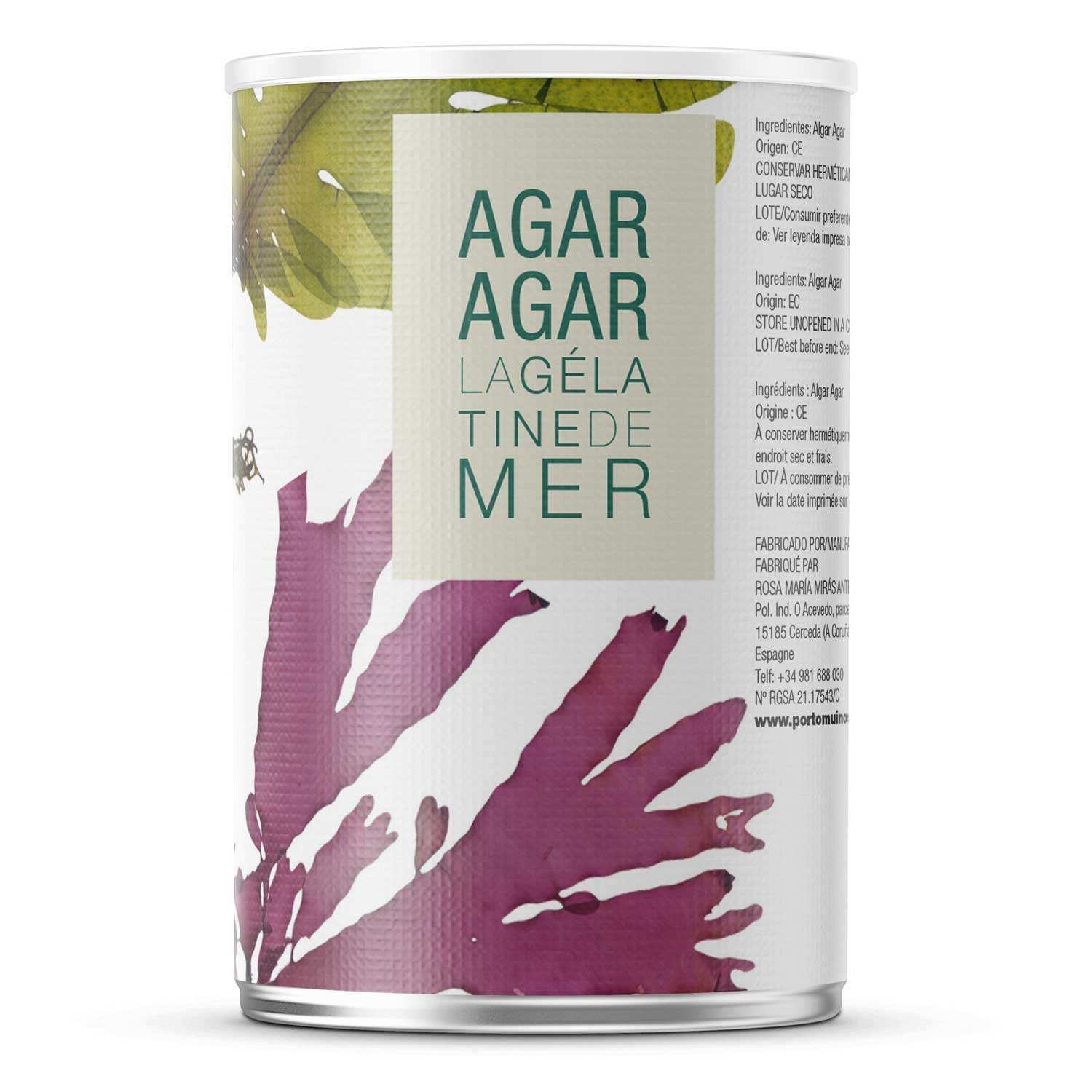 Agar agar en boîte 100g