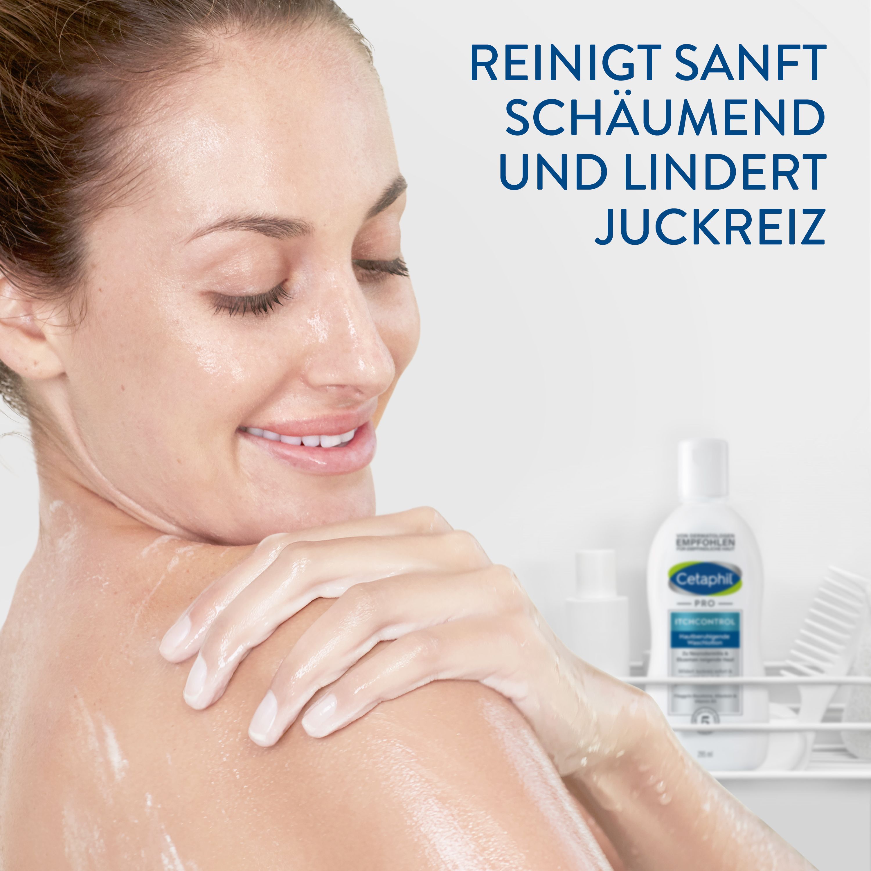 CETAPHIL PRO ItchControl Hautberuhigende Waschlotion für trockene, juckende Haut + Cetaphil Pro ItchControl Repair Sensitive Handcreme GRATIS