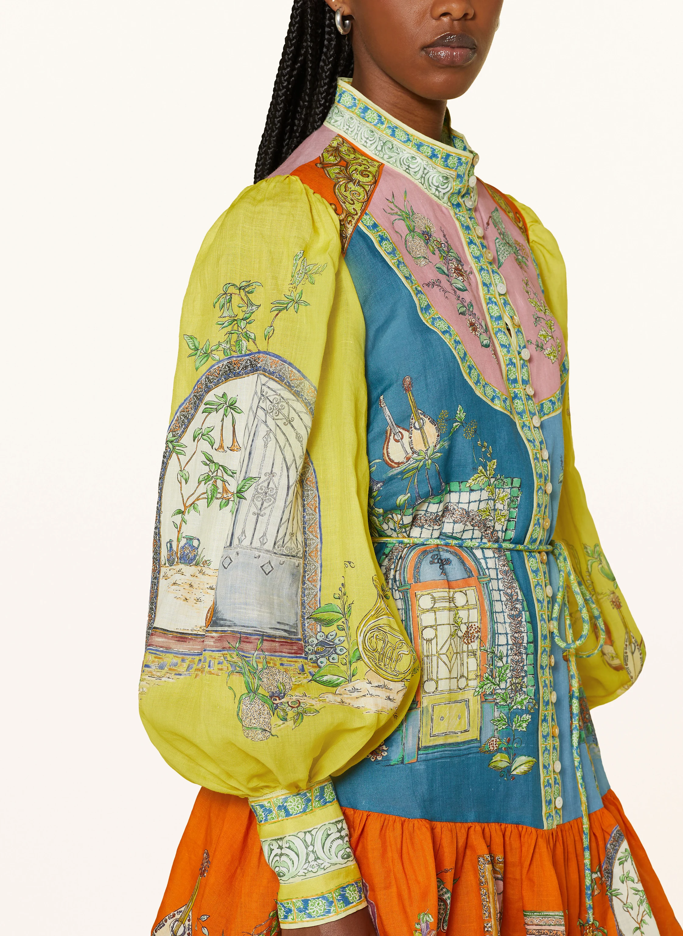 ALÉMAIS Kleid MONTE mit Rüschen