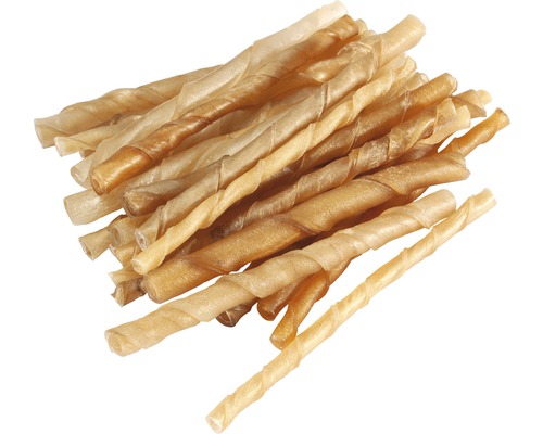 Beeztees Kauwsticks van runderhuid ø 7-8 mm 100 stuks