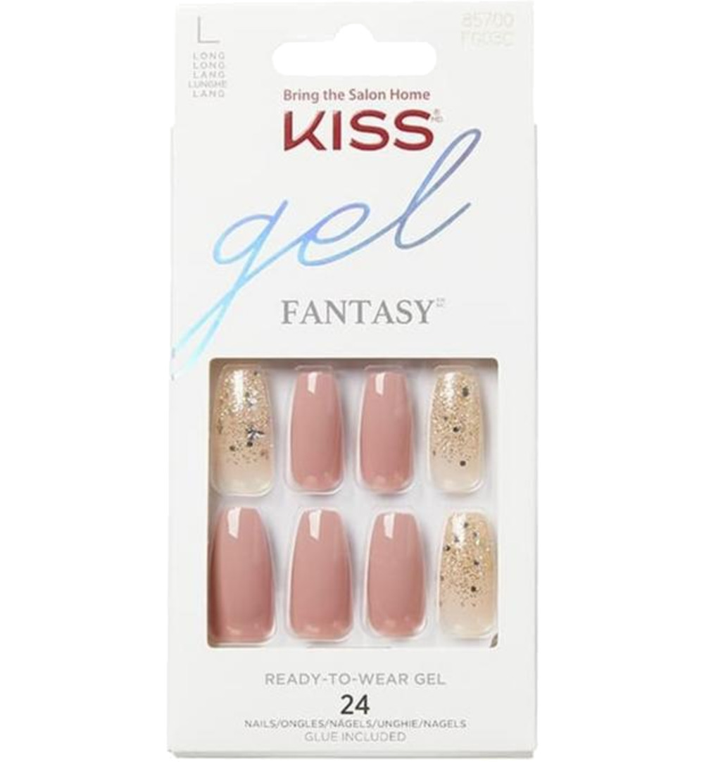 Kiss Gel fantasy nails midnight sky (1 set)