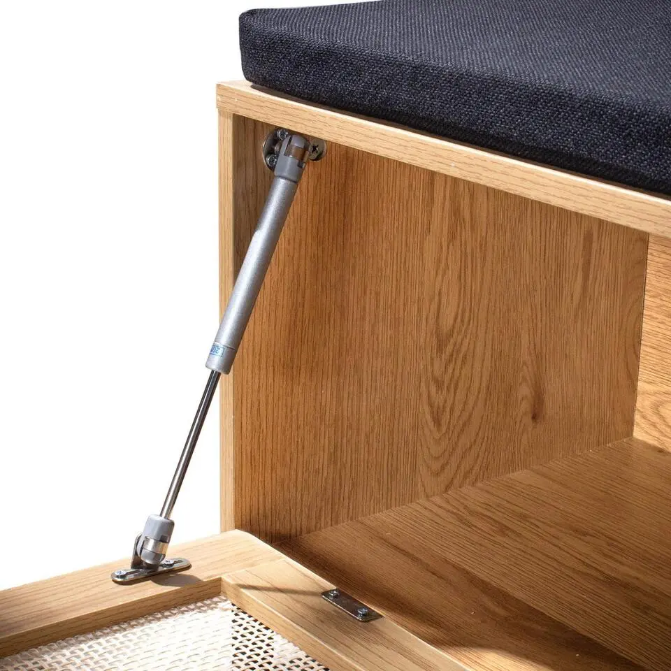 CALICOSY - Schoenenbank JAYA - Licht hout - 47x100x38 cm