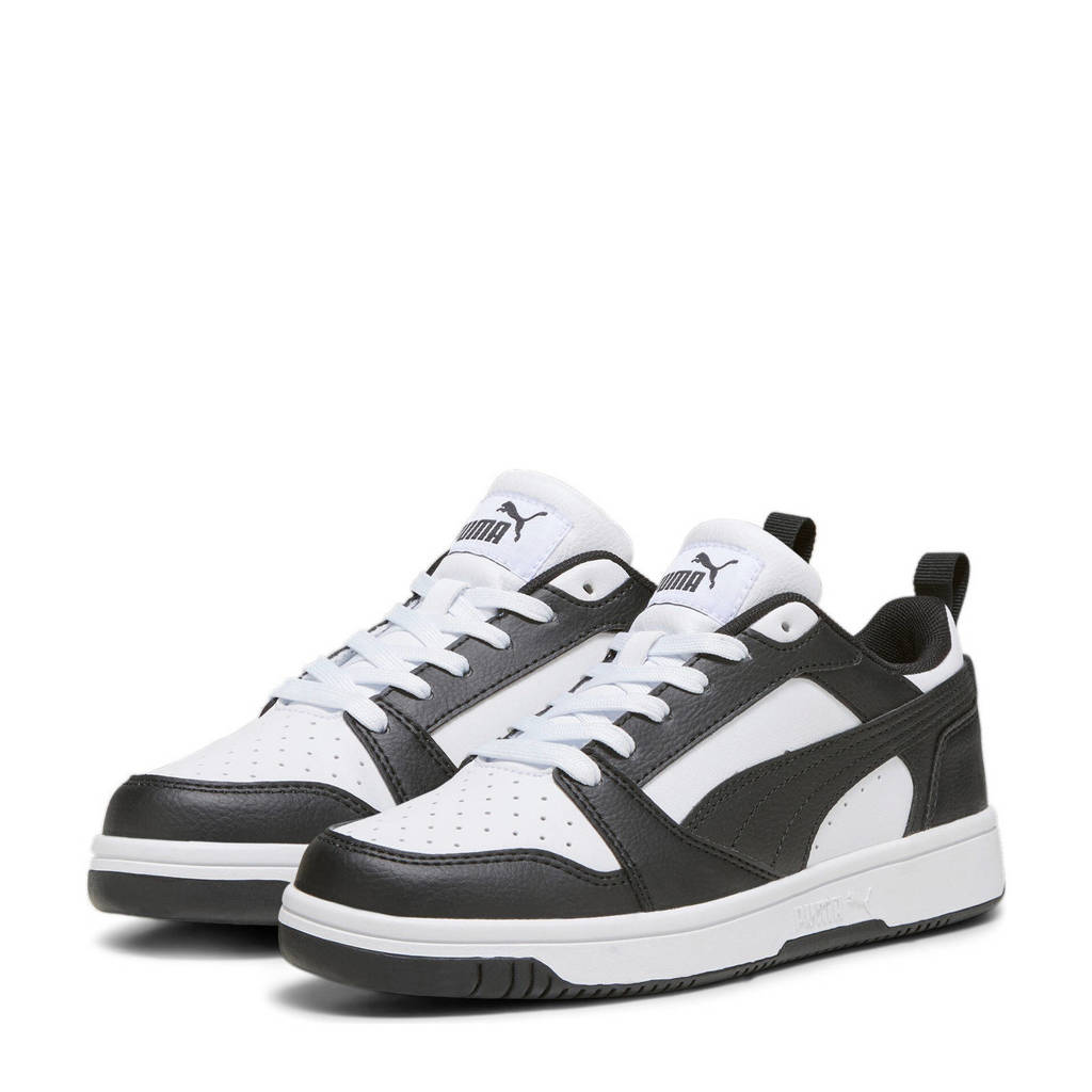 Puma Puma Rebound V6 Lo Jr V6 Lo sneakers wit/zwart