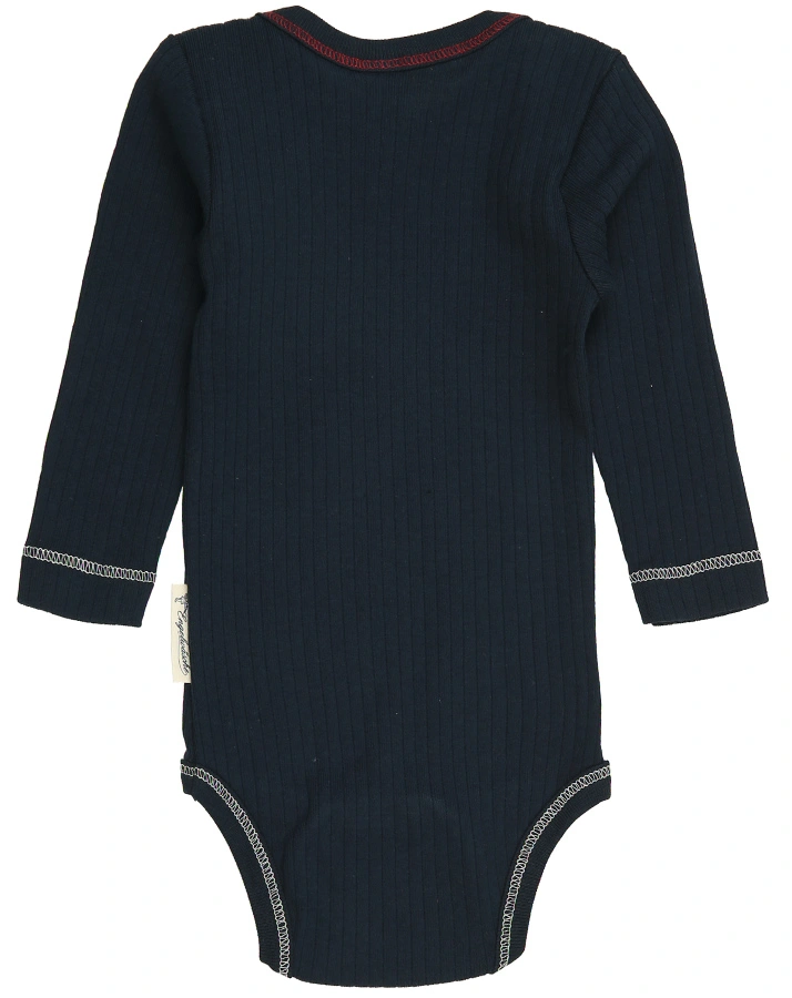 Langarm-Body RIPP UNI in indigo