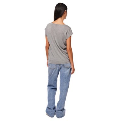Tee-shirt à manches courtes femme Pcbillo Lurex Stripes PIECES