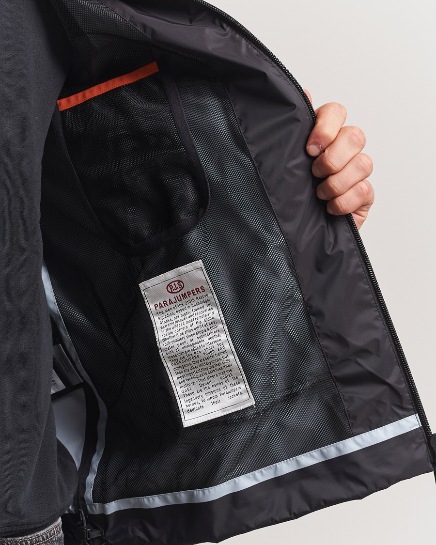 Parajumpers Aso Rain Hooded Jacket Black