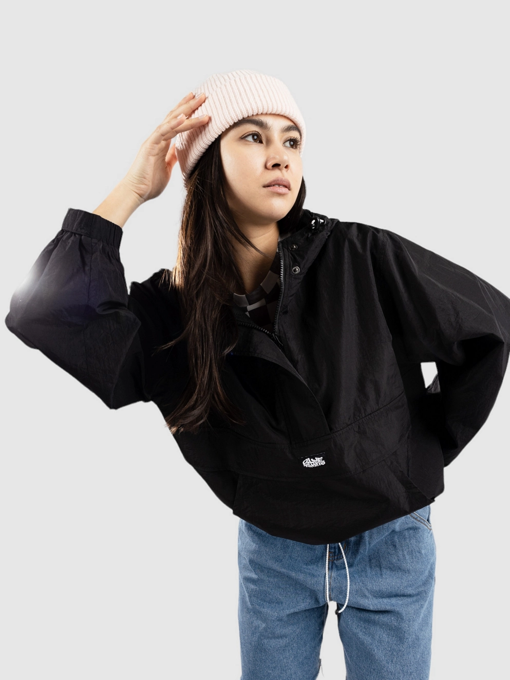 Blue Tomato Retro Windbreaker black