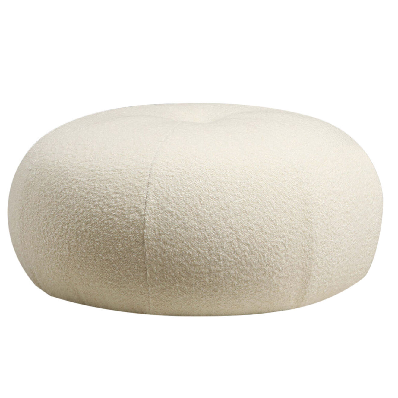 Homitis Pouf Tina blanc - D.55x35 cm