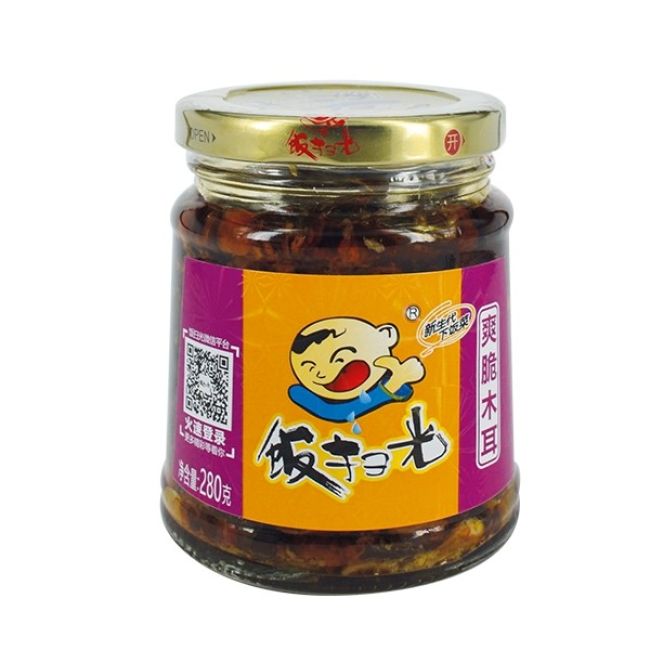Fan Sao Guang Ingemaakte Krokante Zwarte Fungus 280g