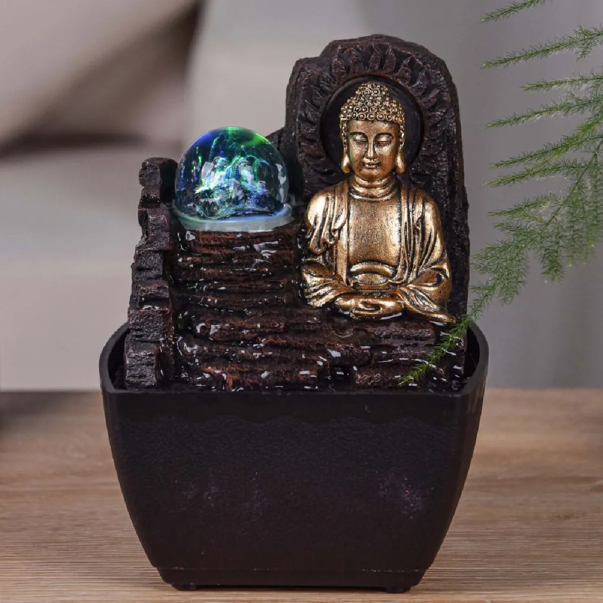Zen'Arôme Zen Arome Petite Fontaine Bouddha Theravada
