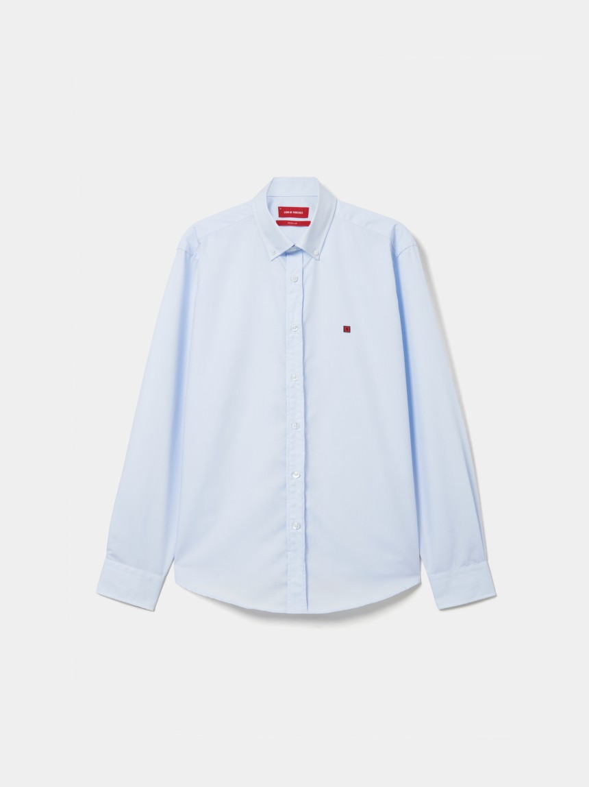 Camisa regular fit de algodão