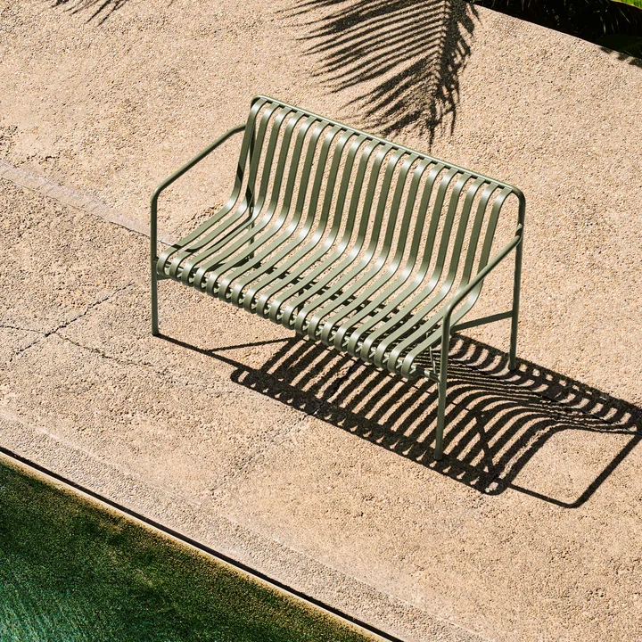 HAY - Palissade Dining Bench, iron red