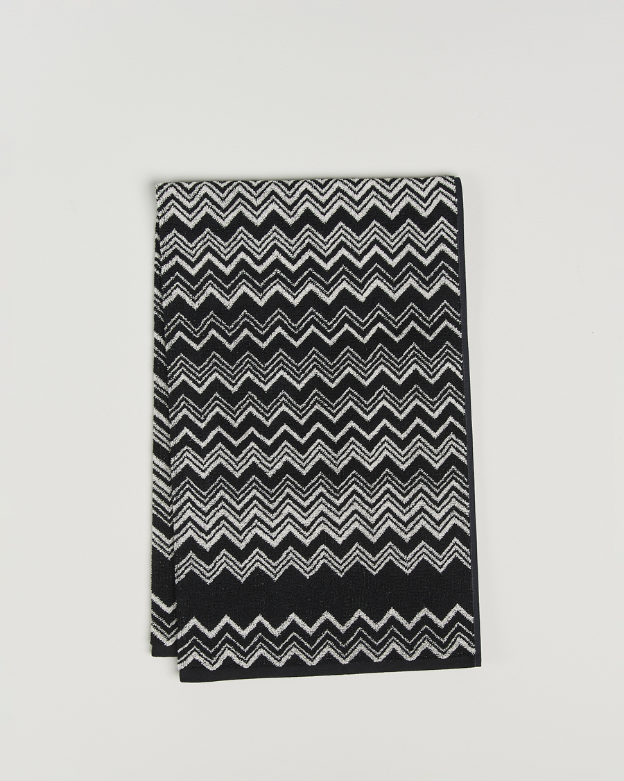 Missoni Home Keith Bath Towel 70x115cm Black/White