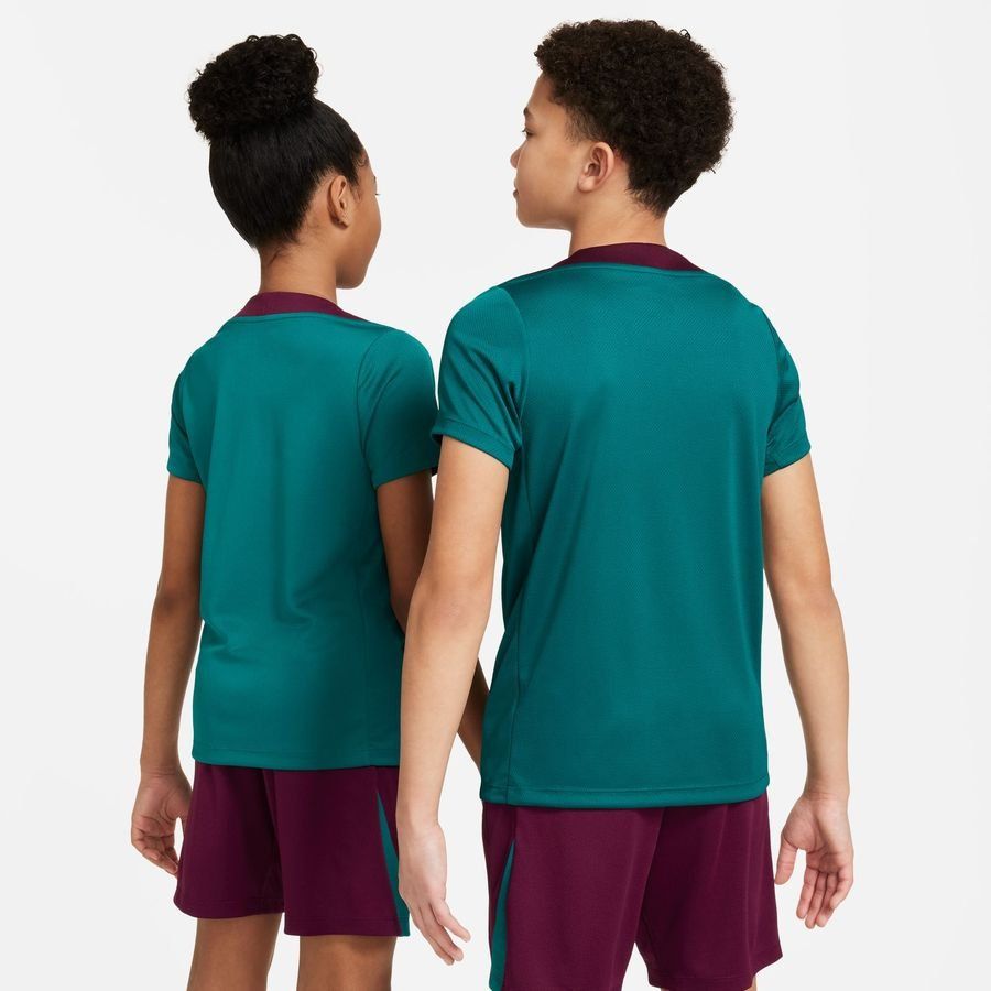 Paris Saint-Germain T-shirt d'Entraînement Dri-FIT Strike - Geode Teal/Bordeaux/Orange Enfant
