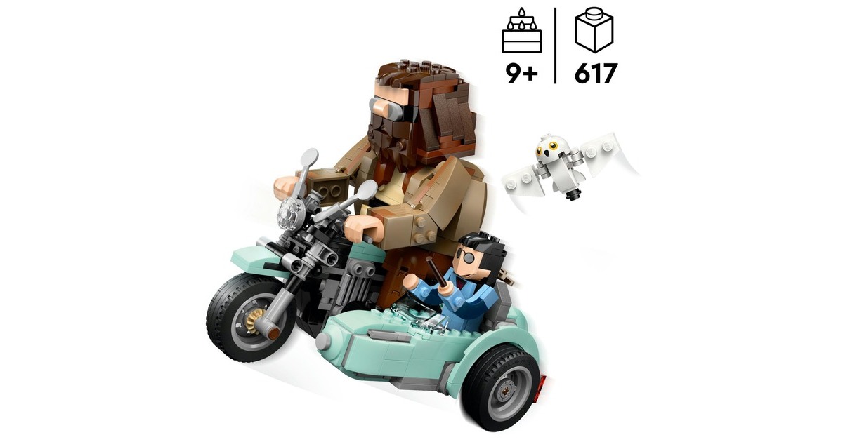 LEGOHarry Potter - Hagrid en Harry's rit op de motor Constructiespeelgoed  (76443)