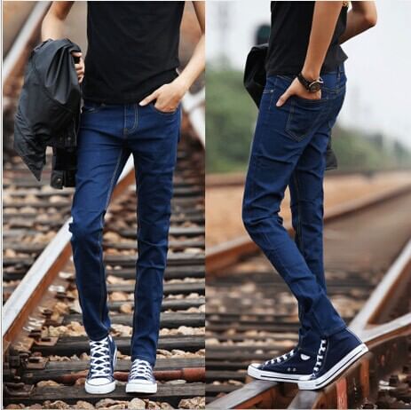 Acrius - Hoge taille gewassen rechte jeans