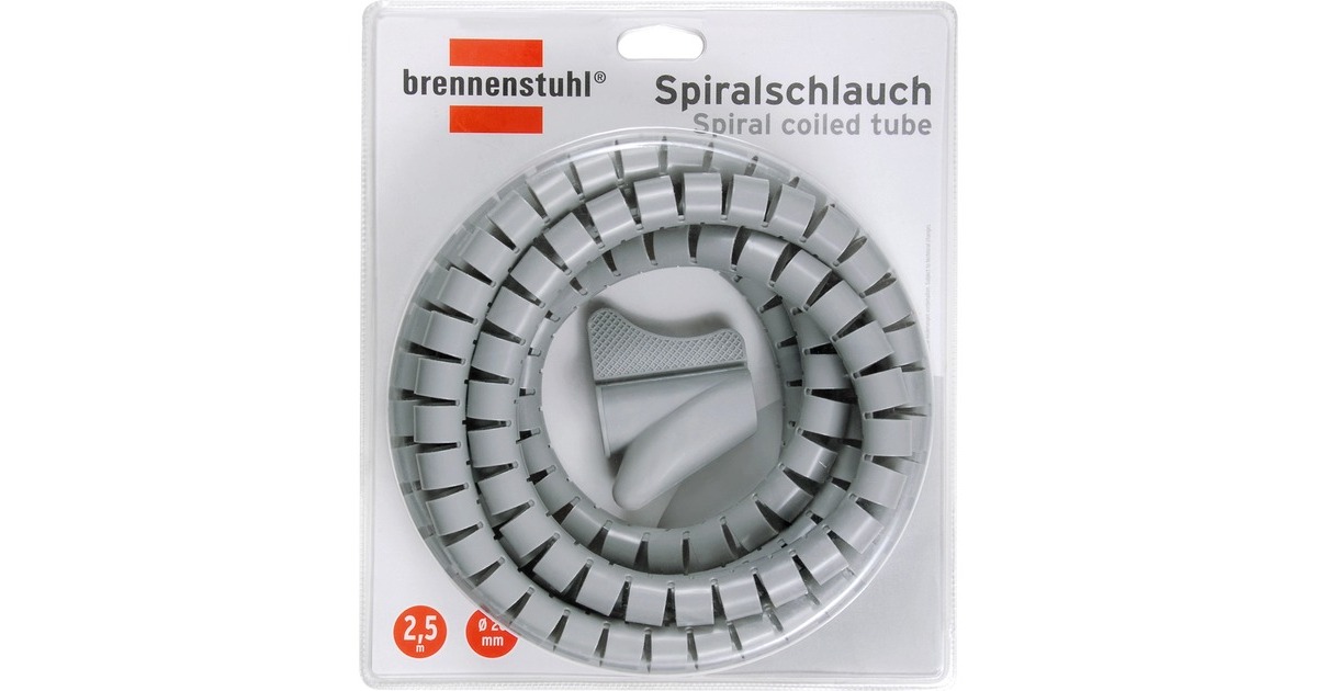 BrennenstuhlSpiraalslang kabelslang  (Grijs, 2,5 Meter, Retail)