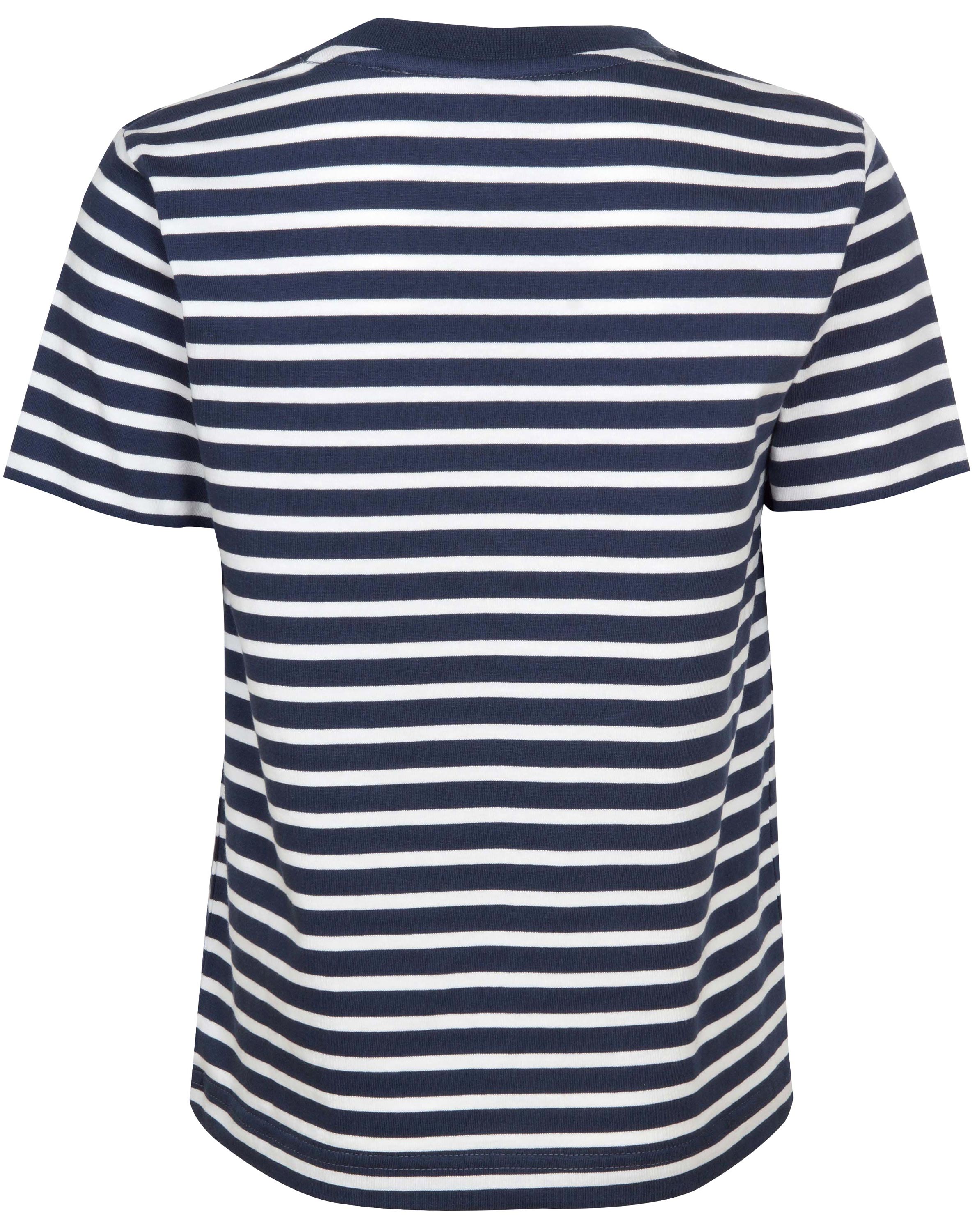 T-Shirt HANNES gestreift in darkblue/white