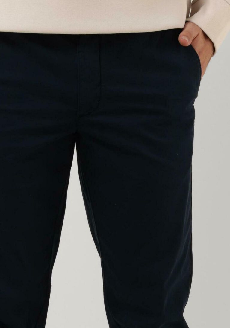 TOMMY HILFIGER donkerblauwe tommy hilfiger pantalon chelsea satin gmd