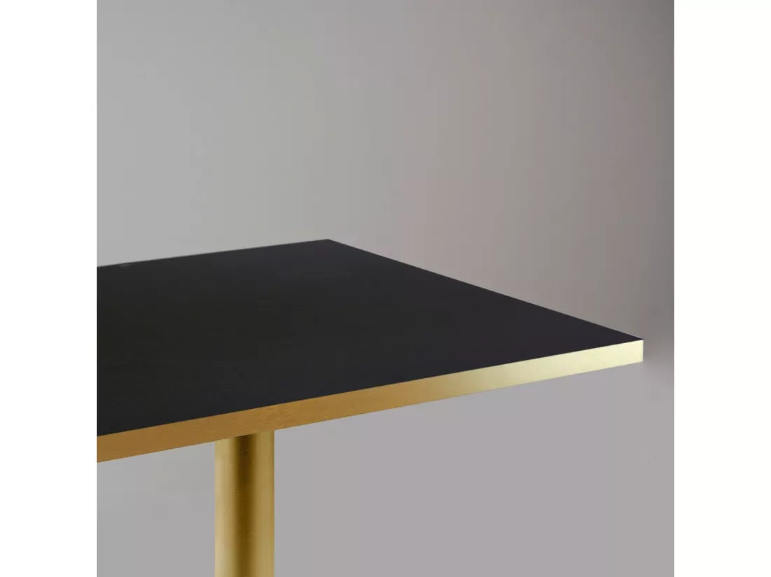 Mange-debout 60 x 60 cm Rome bistrot noire