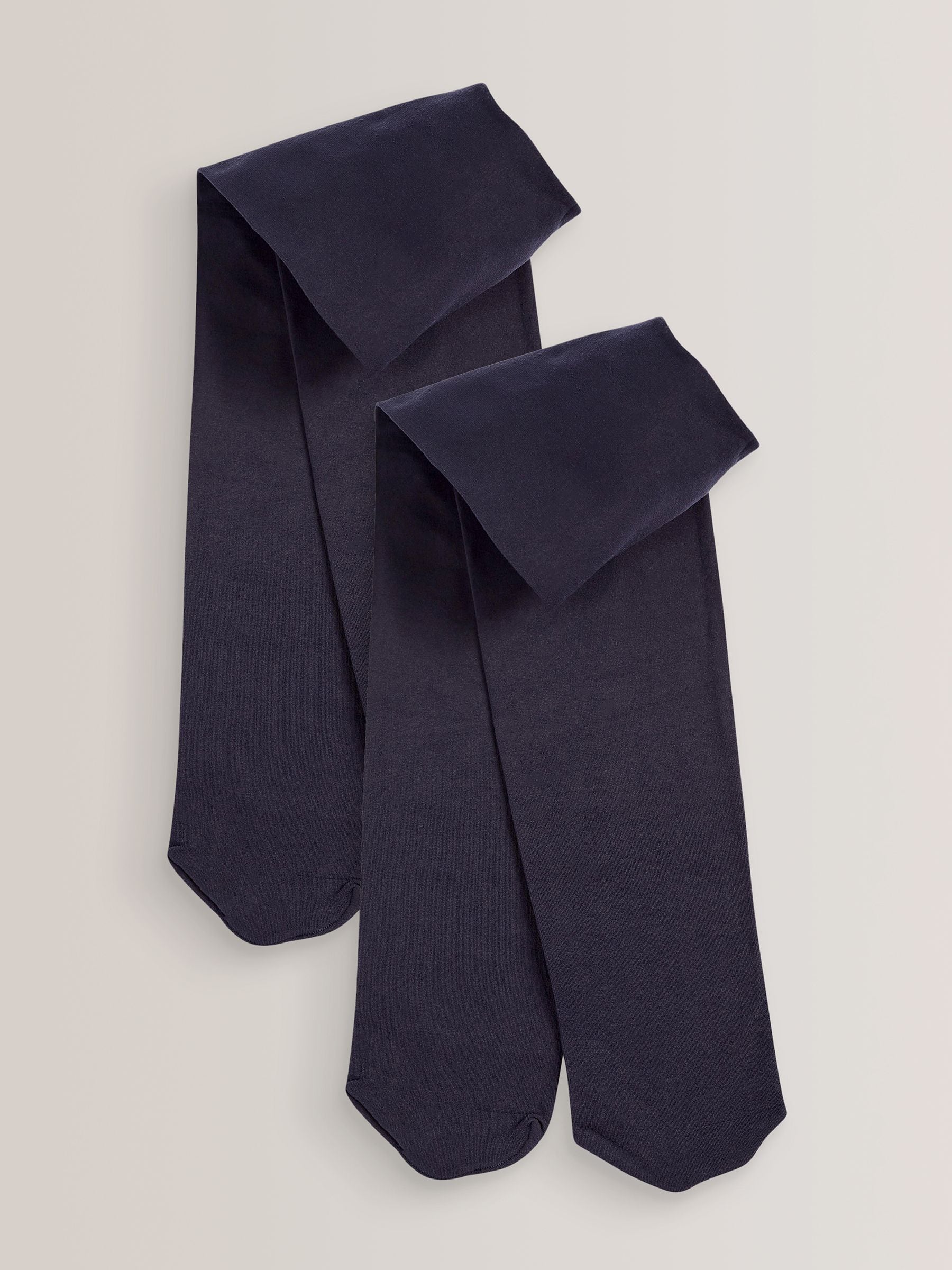 Marineblauw - 2 Schoolpanty's van 40 denier