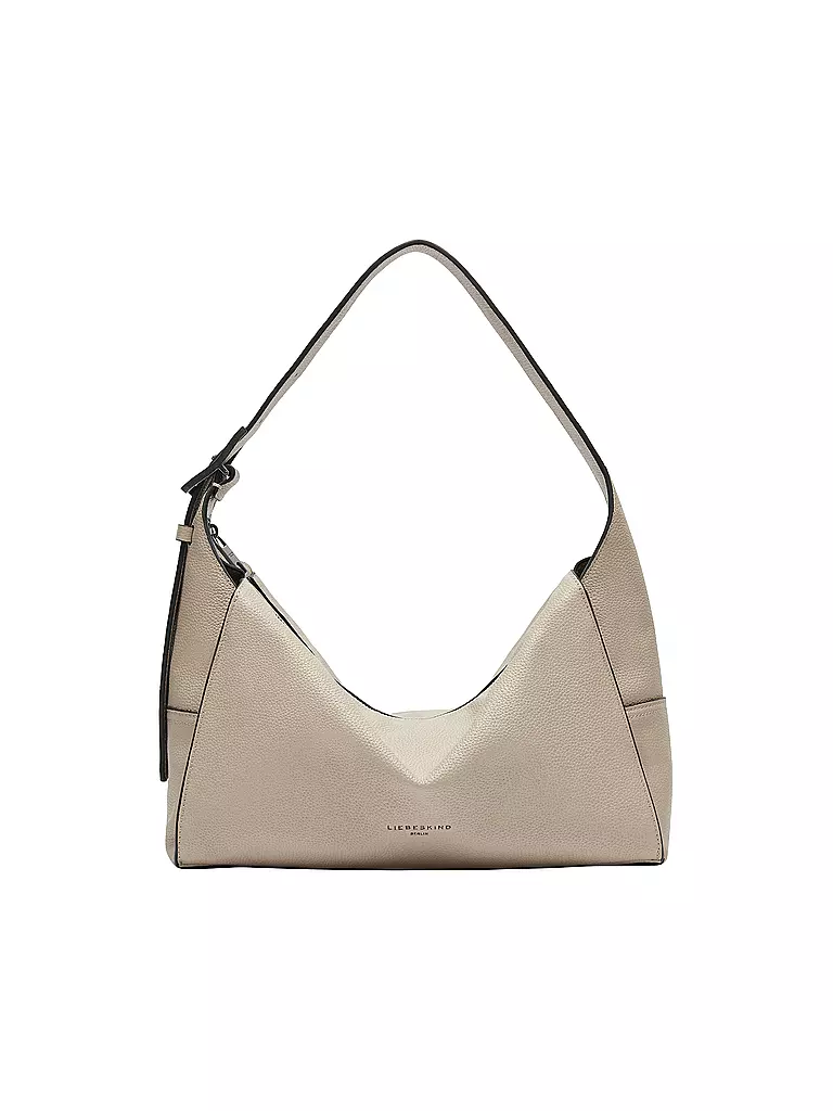 LIEBESKIND BERLIN Ledertasche - Hobo Bag  LOU Medium grau