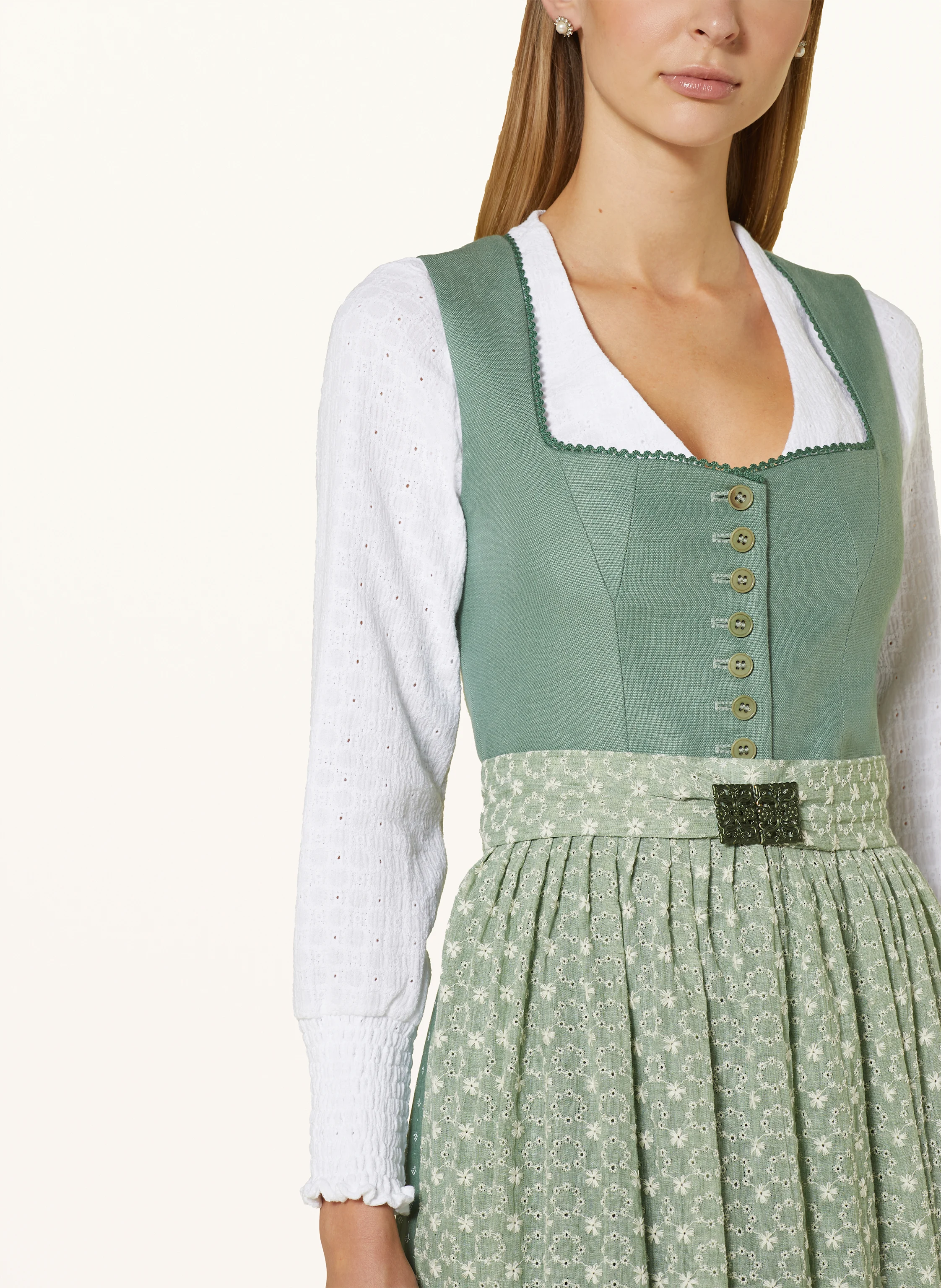 anno domini Dirndlbluse ILSE aus Lochspitze