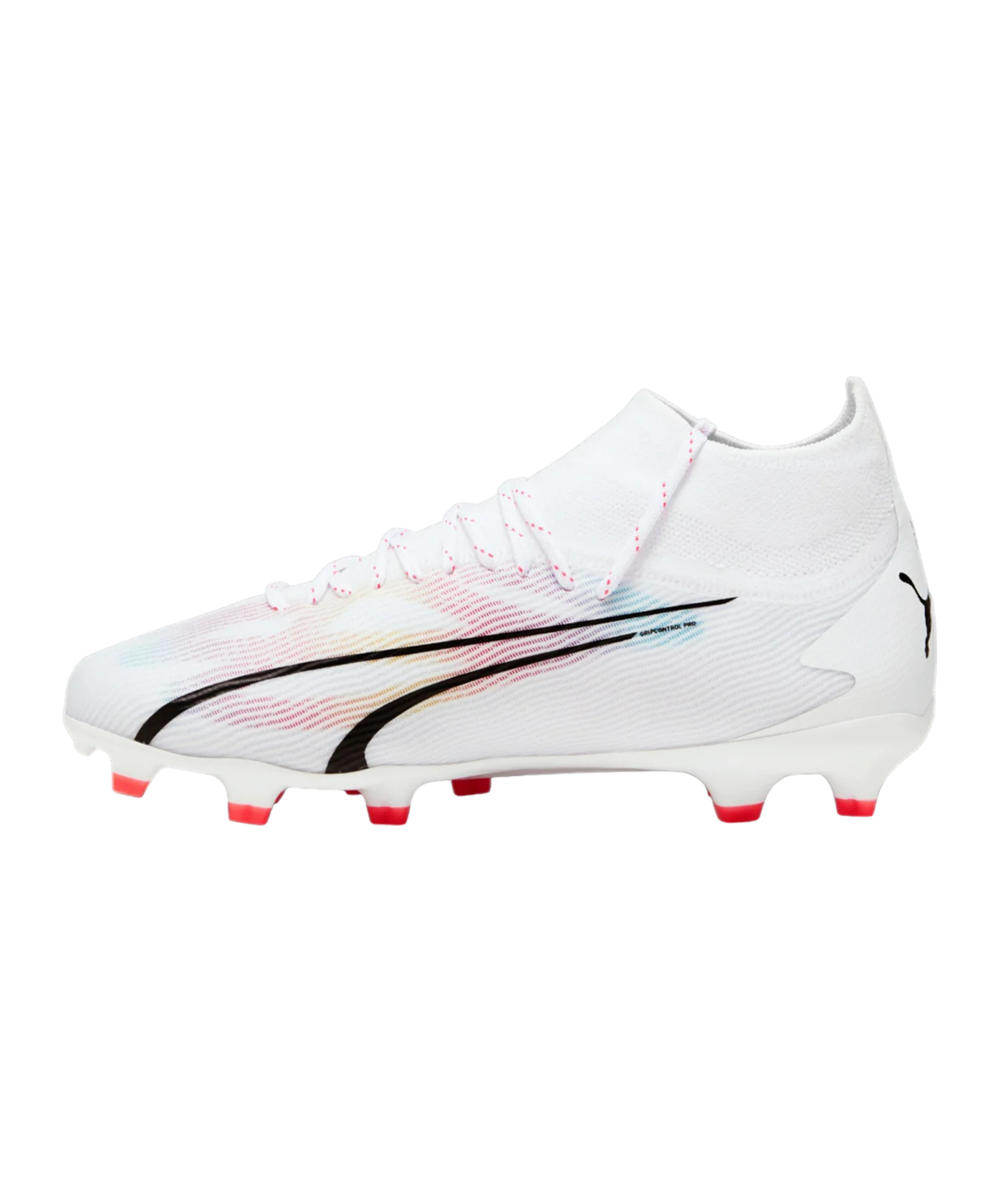 PUMA ULTRA Pro FG/AG Breakthrough Jr Kids Weiss Rot F01