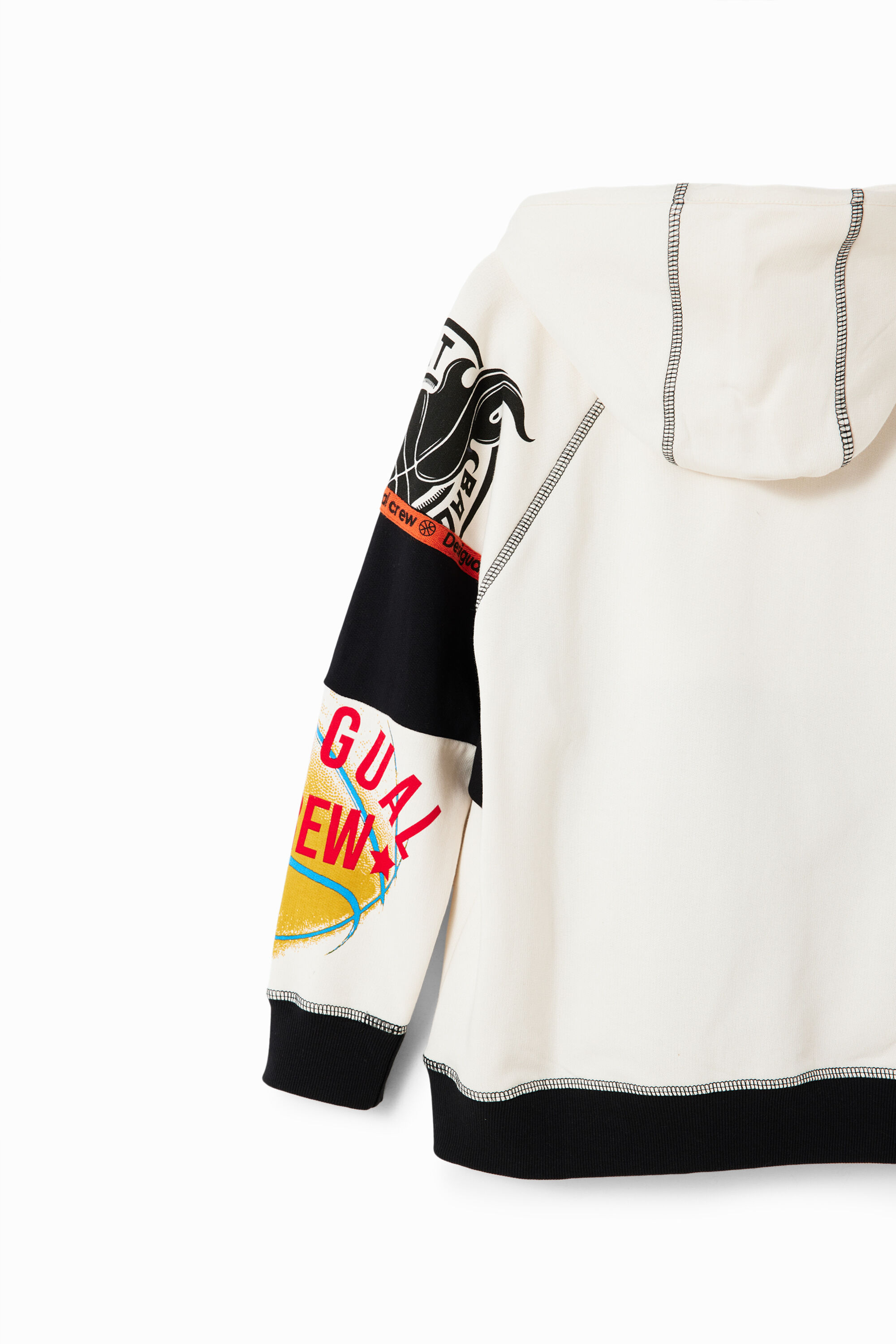 Sweat-shirt patchwork sport