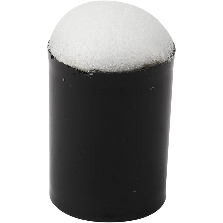 Schwamm-Tupfpinsel mit Kunststoff-Fingergriff