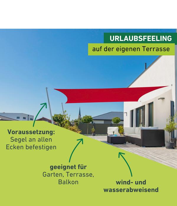 Windhager Sonnensegel Cannes, rechteckig, ca.