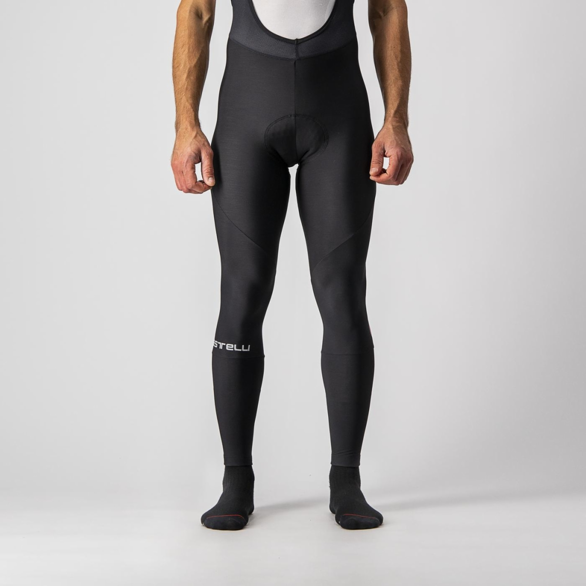 Castelli Entrata bibtights sort herre