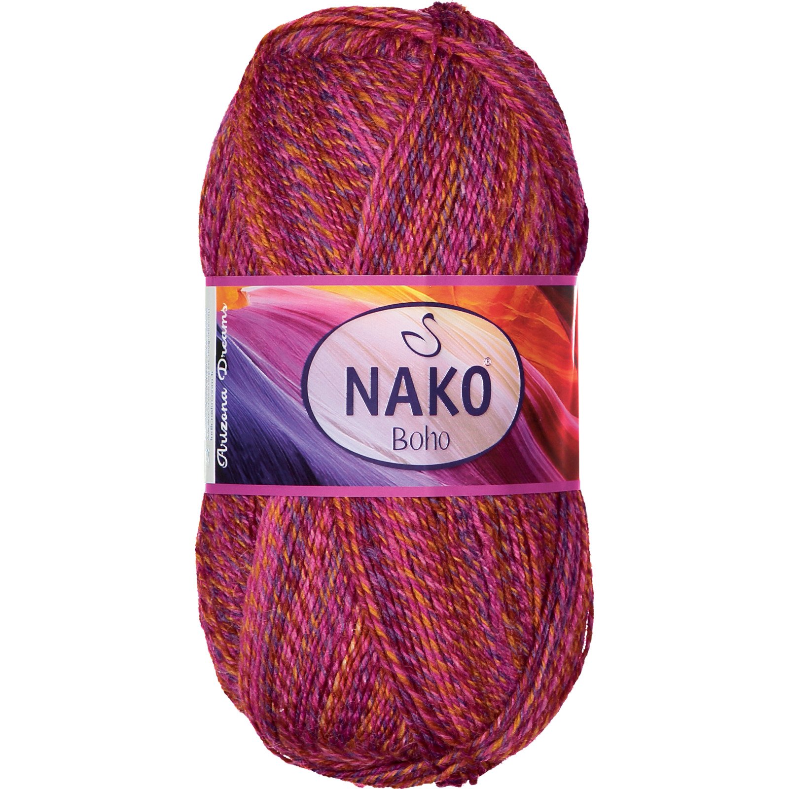 Sockenwolle 100 g 400 m pink
