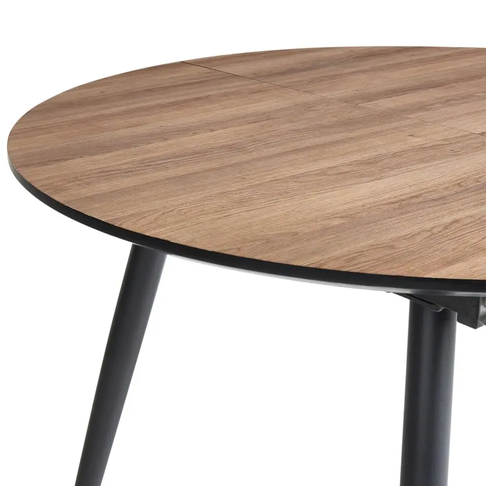 SENIAC - Uitschuifbare eettafel - Lichtbruin - MDF