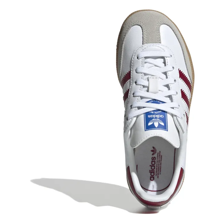 Adidas Baskets Samba Lacets Semelle Gomme | Rouge
