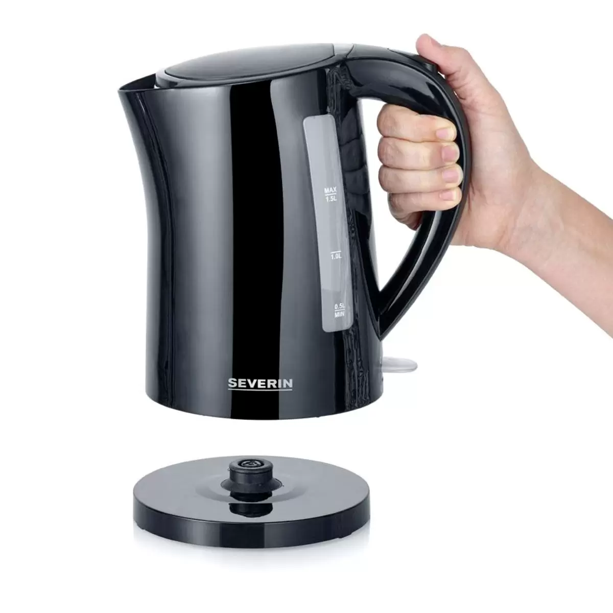 Wasserkocher über 1 Liter Severin WK3498 Schwarz