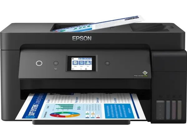 Epson EcoTank ET-15000 - Multifunktionsprinter - farve - blækprinter - A3/Ledger (297 x 432 mm) (original) - A3/Ledger (medie) - op til 11.5 spm (kopiering) - op til 17 spm (udskriver) - 270 ark - 33.6 Kbps - USB 2.0, LAN, Wi-Fi