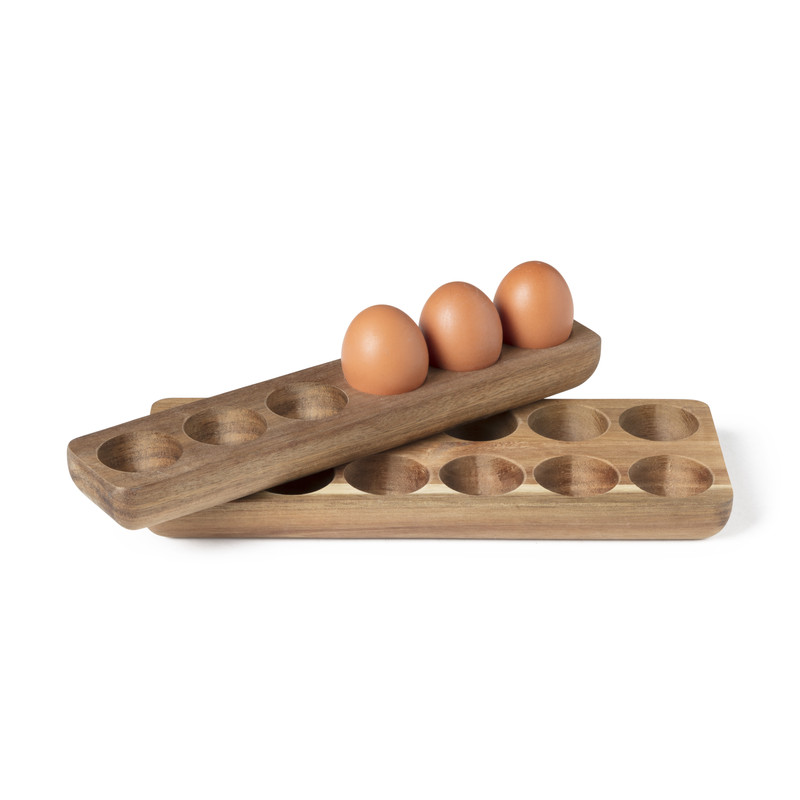 Eiertray hout - voor 12 eieren